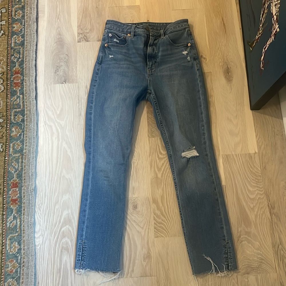 GAP vintage slim sky high jeans, 26, 2r